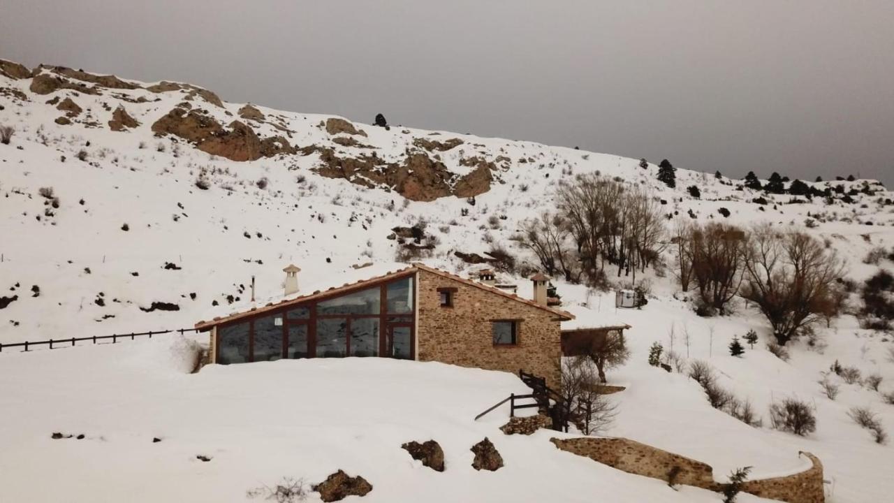 Masia El Cabrero Villarroya de los Pinares Bagian luar foto