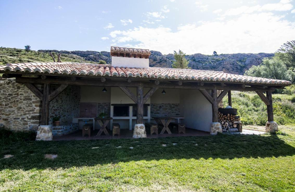 Masia El Cabrero Villarroya de los Pinares Bagian luar foto